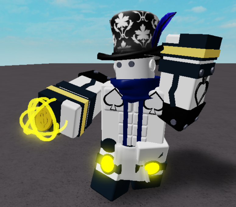 User Blog Superknightplays White Gambler A Bizarre Day Roblox Wiki Fandom - roblox ace of spades