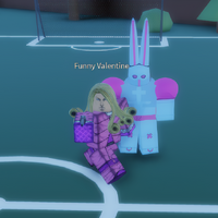 Funny Valentine A Bizarre Day Roblox Wiki Fandom - codes for clothes on roblox sticky