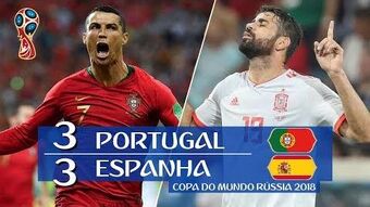 Portugal 3 X 3 Espanha Wiki A Enciclopedia Do Futebol Fandom