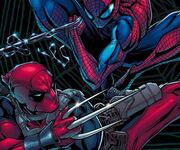 Spider-man deadpool wade wilson marvel comics desktop 1280x800 wallpaper-364025