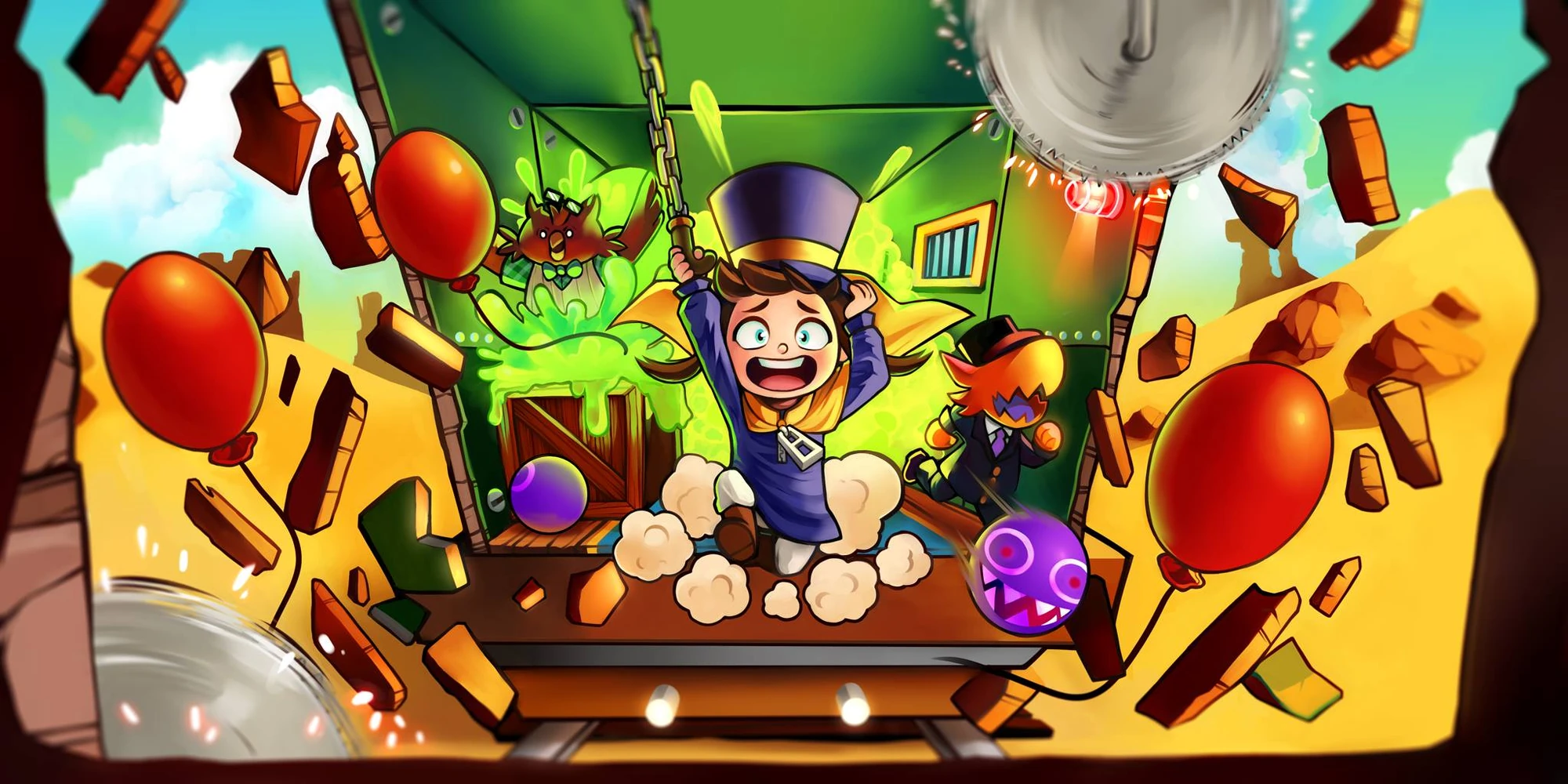 A Hat in Time: The Deliciously Chaotic Rush of Train Rush