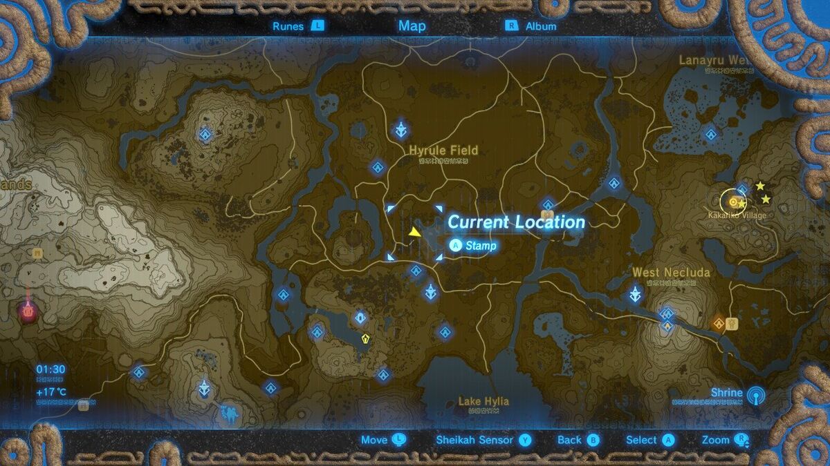 Zelda: Breath of the Wild Memory Locations in order for the Captured  Memories quest