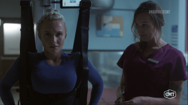 nashville recap reaction episode 4 leap faith juliette physical therapy machine