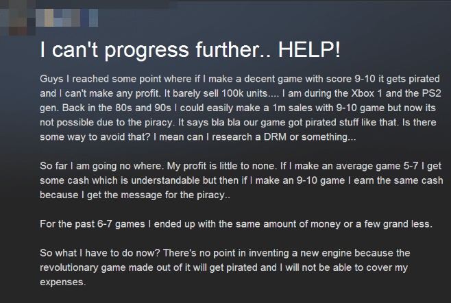 this guy thinks pirates are dumb : r/PiratedGames