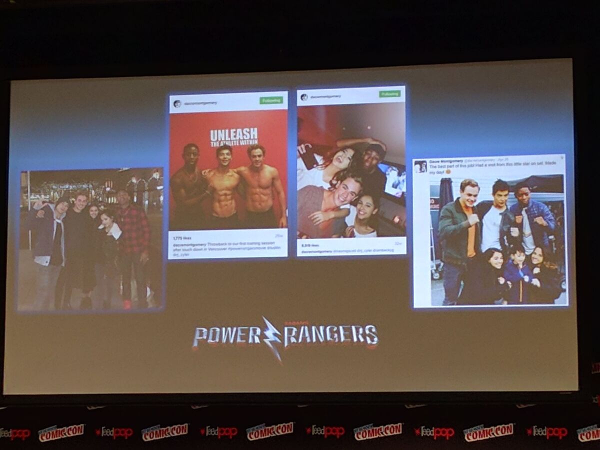 Power Rangers NYCC social media