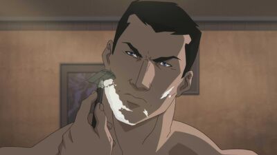 'Justice League Dark' Clip Shows Bruce Wayne's Close Shave