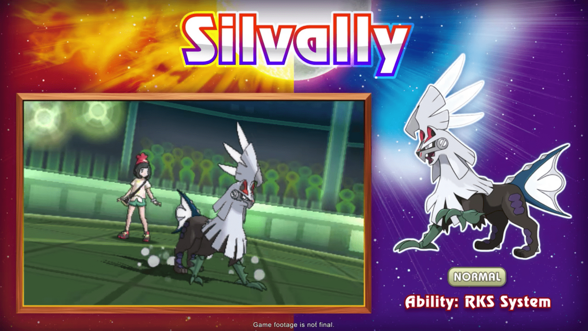 Pokemon Sun and Moon New Pokemon Monsters Silvally