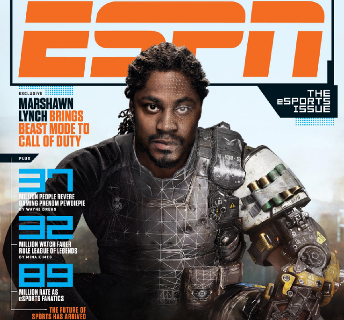 ESPN Magazine cover on esports
