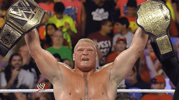 Can you imagine Brock as a dual champion