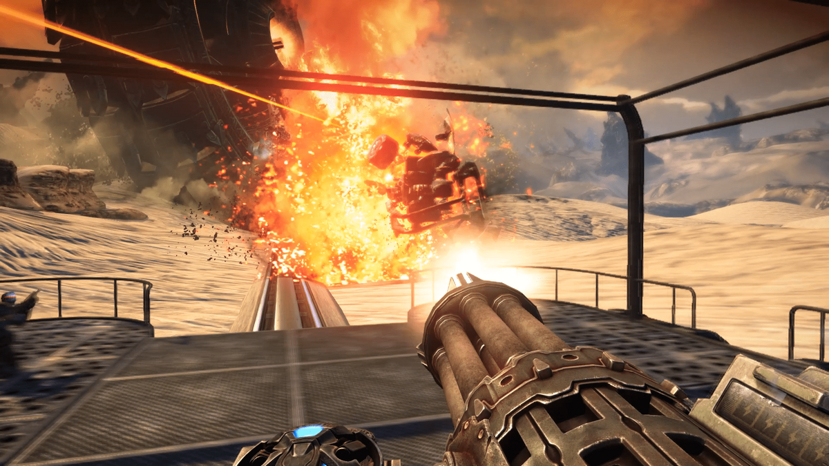 Bulletstorm Full Clip Edition minigun