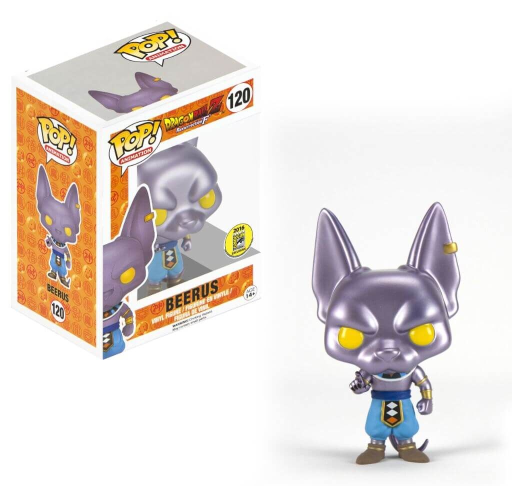 SDCC 2016 Funko Pop Vinyl Funimaton Dragon Ball Z Beerus