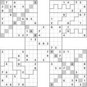 X-Factor & Irregular Samurai Sudoku