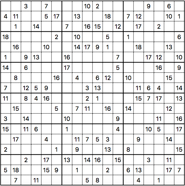 Судоку гигант. Судоку 25х25. Судоку до 20. Судоку гигант номер 5.