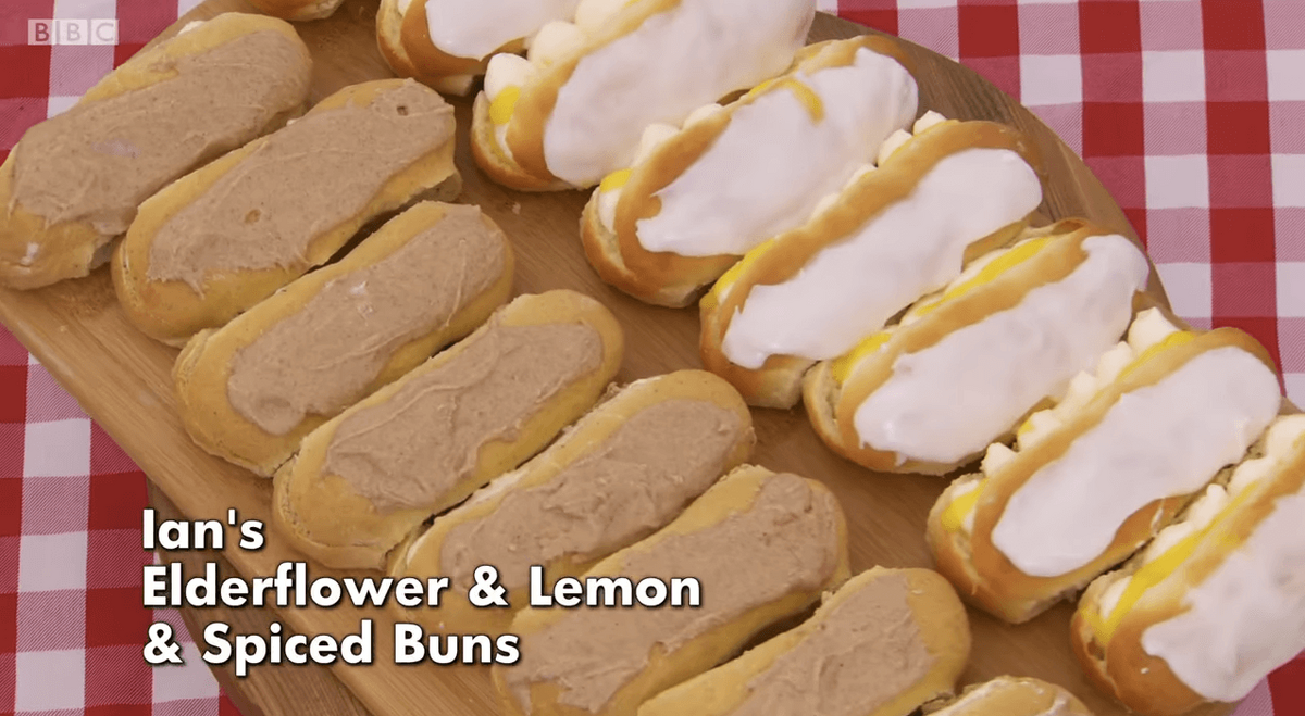 Ian Iced Buns Signature Great British Baking Show