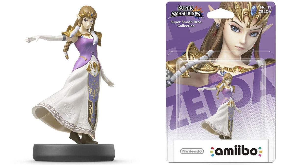 Smash Bros Zelda amiibo