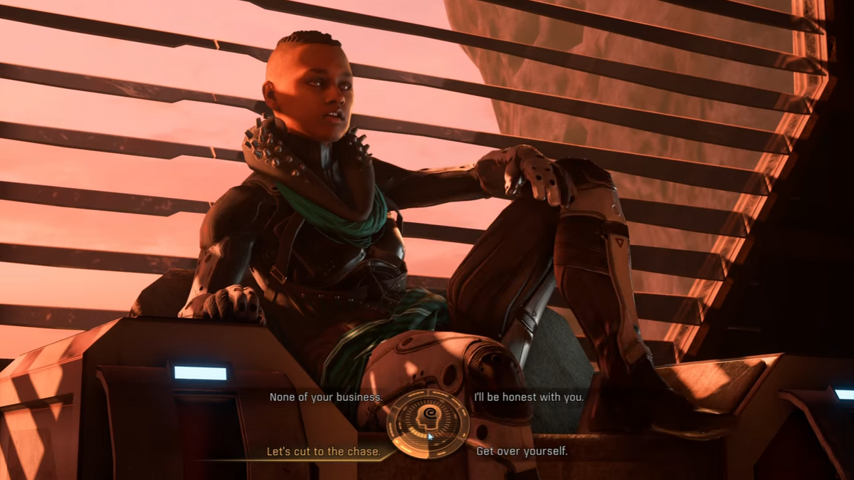 Mass Effect: Andromeda Dialogue wheel