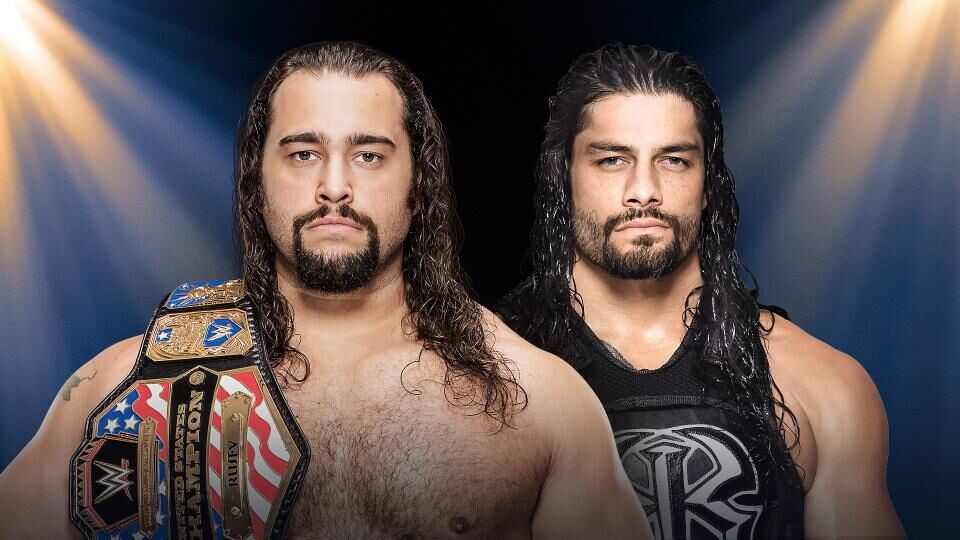 Rusev and Roman Reigns face off at WWE Clash of Champions