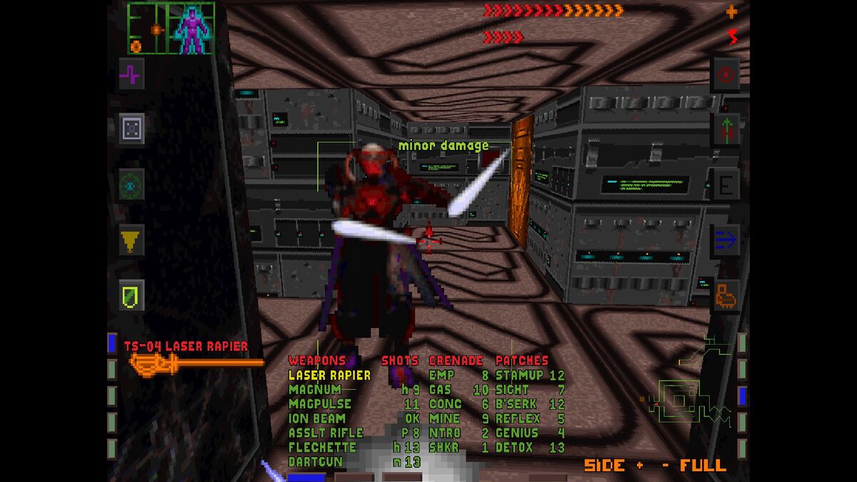 A screenshot of System Shock