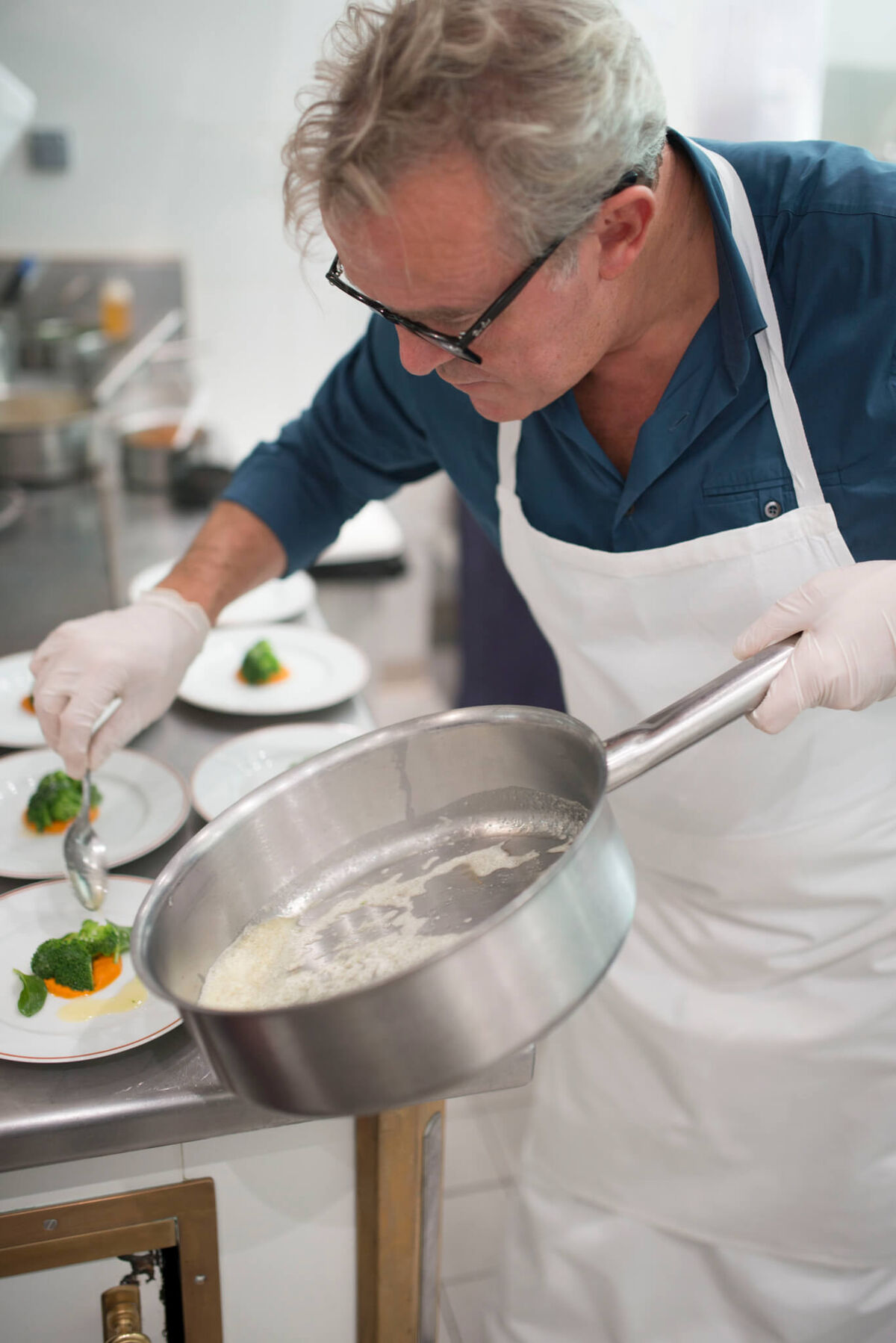 Chefs Table France Passard in kitchen