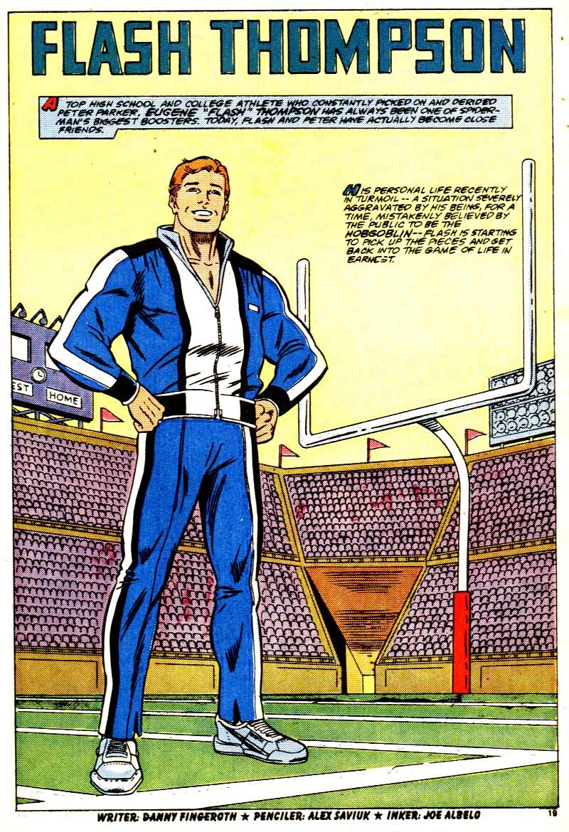 Spider-man marvel flash thompson