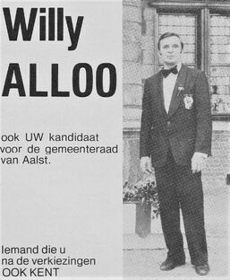 Willy Alloo advertentie
