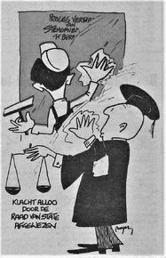 Cartoon arrest Alloo