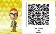 Mii Tomodachi Life The Farmer QR