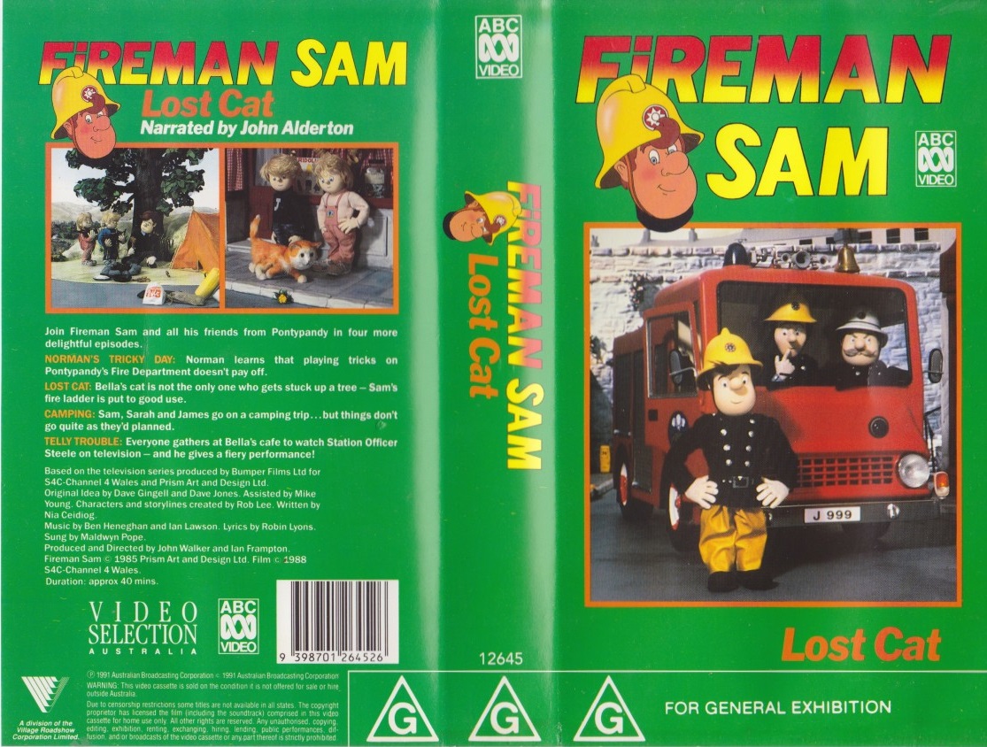 VHS Fireman Sam. Fireman Sam VHS 1. Fireman Sam DVD Cover.