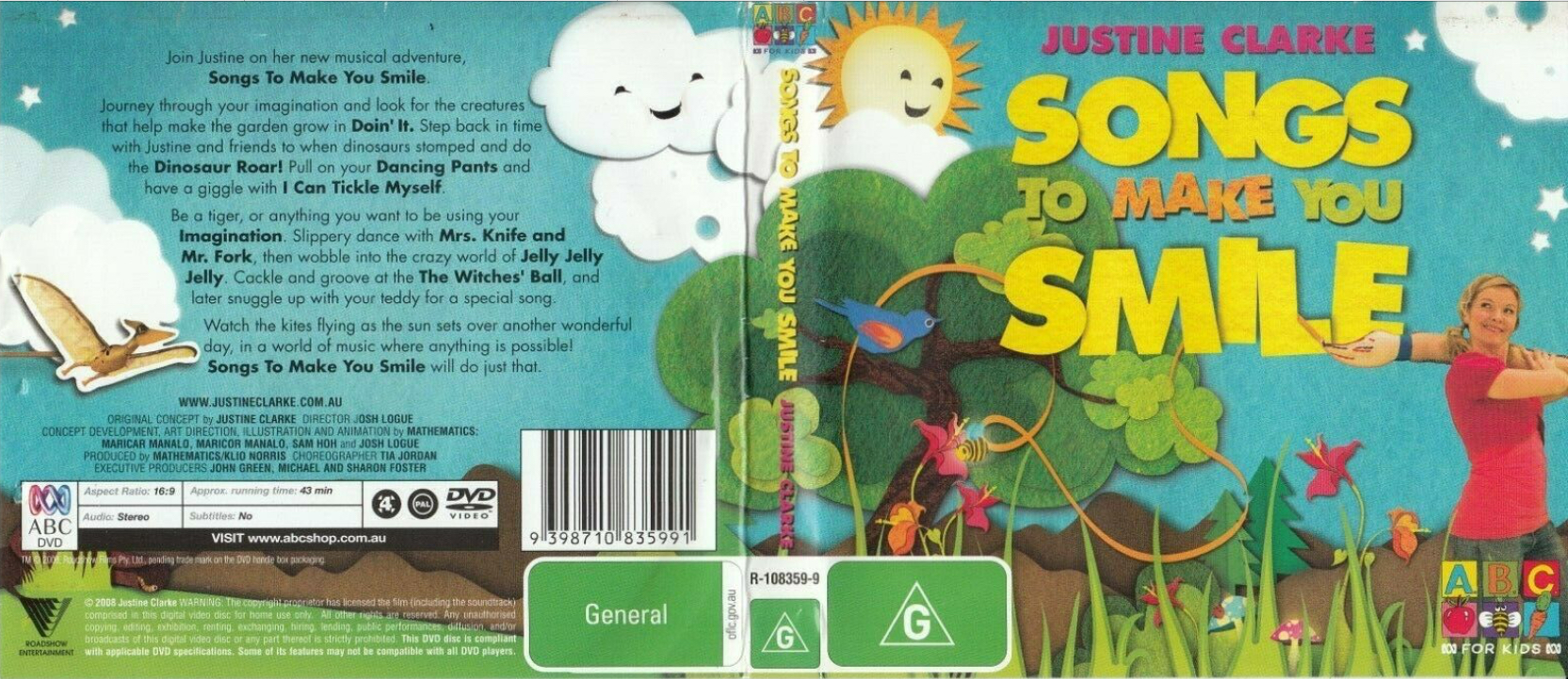Songs That Make You Smile Songs to Make You Smile (Justine Clarke DVD)/Gallery | ABC For Kids