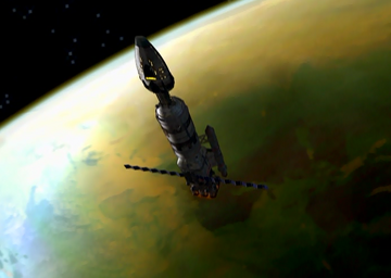 Colony Ship landing