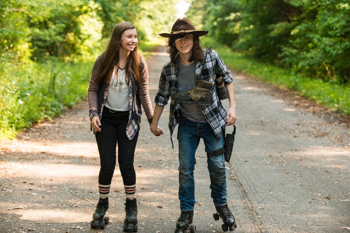 The Walking Dead-Carl-Enid