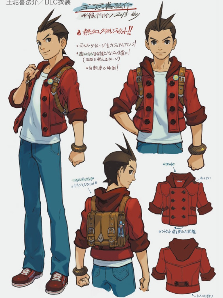 capcom ace attorney official art