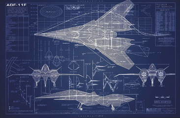ADF-11F Raven Blueprints