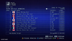 Multiplayer Ranking Screen AC6