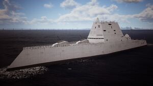 Osean Zumwalt Stealth Destroyer