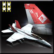 FA-18F -Red Devils- Icon
