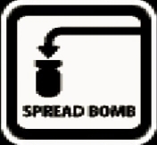 Spread bomb icon