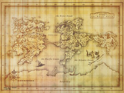 Old Strangereal Map Wallpaper 1024x768
