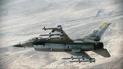 F-16C with 4AAM