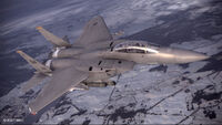 Ace Combat 6: Fires of Liberation XBOX360-Águia de ataque do F-15E 