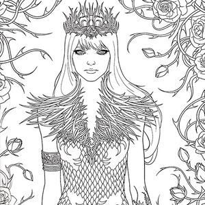 A Court Of Thorns And Roses Coloring Book A Court Of Thorns And Roses Wiki Fandom