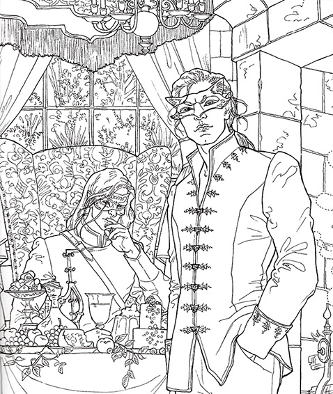 a court of thorns and roses colouring book