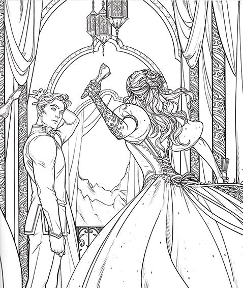 A Court Of Thorns And Roses Coloring Book A Court Of Thorns And Roses Wiki Fandom