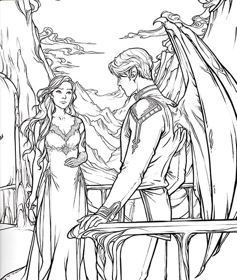 The Coloring Book Wikipedia Rhysand A Court of Thorns and Roses Wiki FANDOM