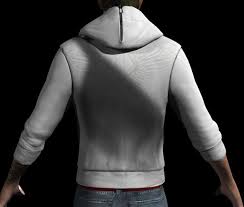 Clay wearing his 'supporting hoodie'