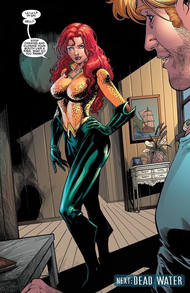 Mera in her Aquawoman costume.