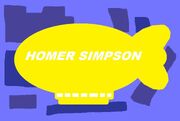Homer Simpson (Homer Simpson Blimp)