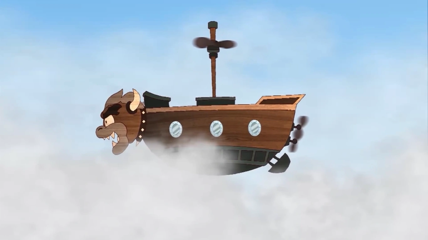 Airship A day with Bowser Jr. Wiki Fandom