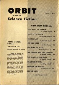 Orbit Science Fiction cover