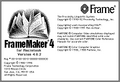 FrameMaker 4 Mac about screen